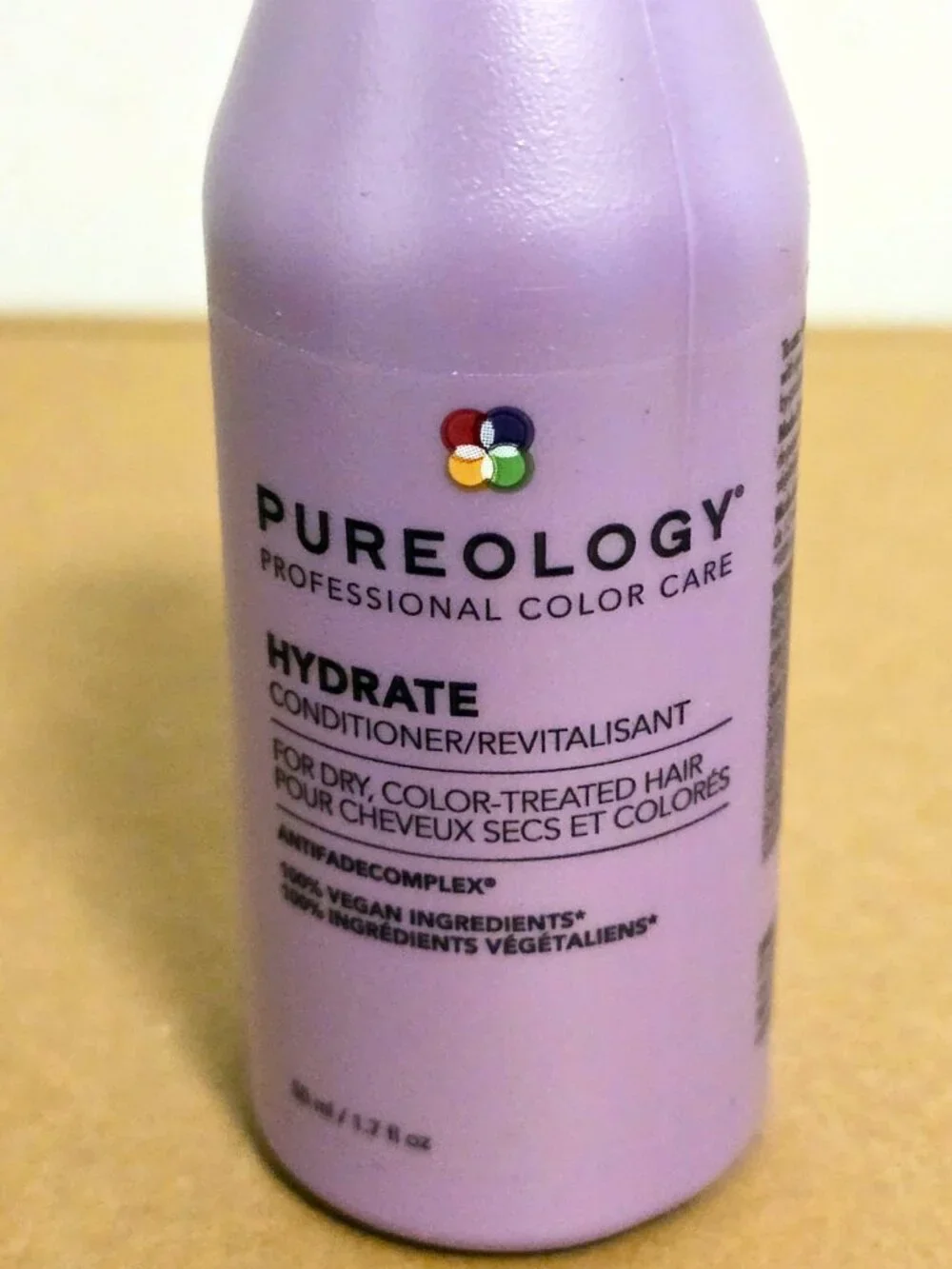 Pureology 4 Pc Travel Set Hydrate Shampoo Conditioner Color Fanatic Top Coat NEW